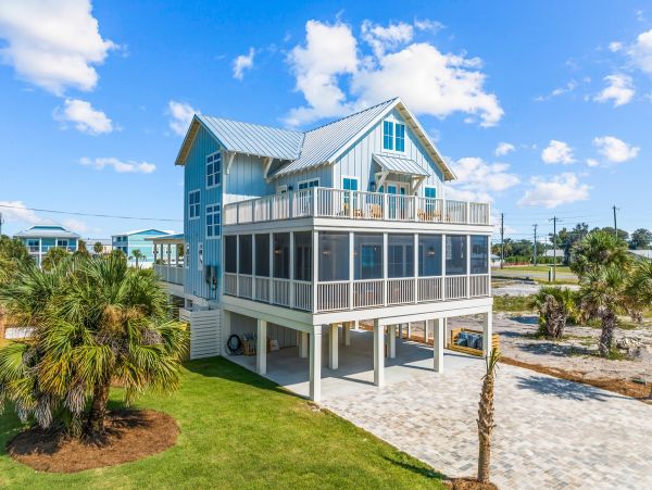 Mexico Beach Vacation Rental Gulf Coast Beach House with Pool