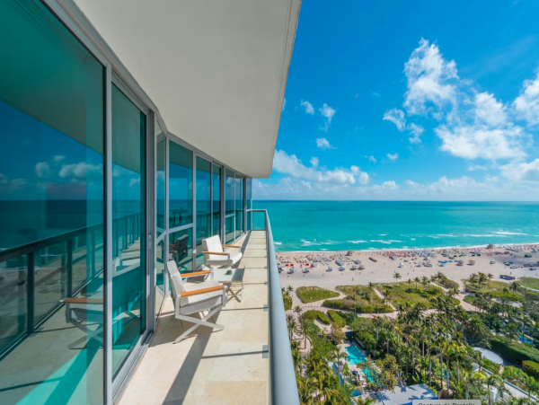 Luxury Miami Beach Condo Two Bedroom Rental - Ocean & City Views