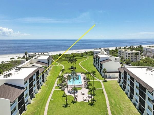 Sanibel Island Partial Gulf views Beach Vacation Condo