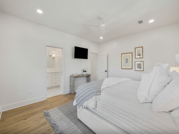 Luxury 6-Bedroom Dune Allen Vacation Rental with Pool  Steps to Beach & Lake Views