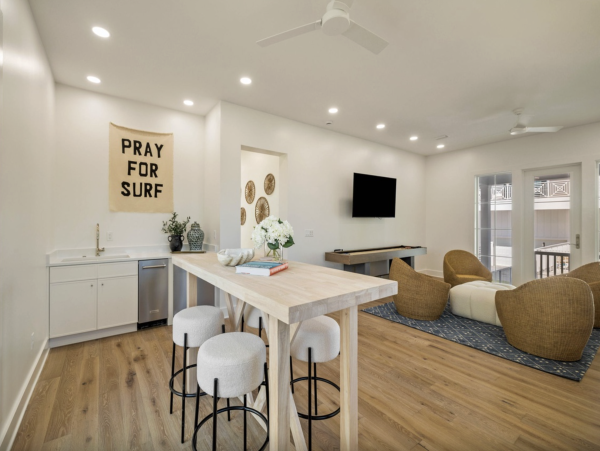 Luxury 6-Bedroom Dune Allen Vacation Rental with Pool  Steps to Beach & Lake Views