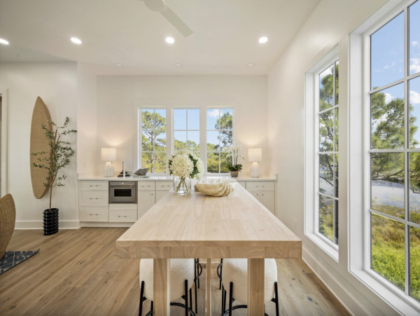 Luxury 6-Bedroom Dune Allen Vacation Rental with Pool  Steps to Beach & Lake Views