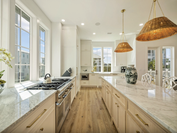 Luxury 6-Bedroom Dune Allen Vacation Rental with Pool  Steps to Beach & Lake Views