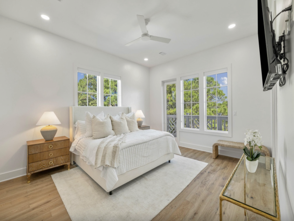 Luxury 6-Bedroom Dune Allen Vacation Rental with Pool  Steps to Beach & Lake Views