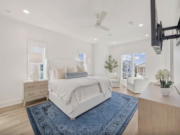Luxury 6-Bedroom Dune Allen Vacation Rental with Pool  Steps to Beach & Lake Views
