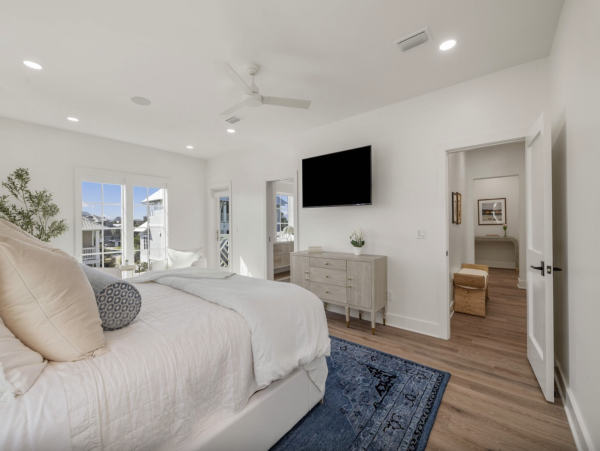 Luxury 6-Bedroom Dune Allen Vacation Rental with Pool  Steps to Beach & Lake Views