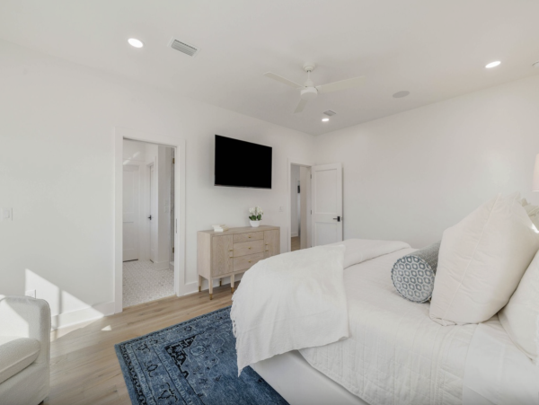 Luxury 6-Bedroom Dune Allen Vacation Rental with Pool  Steps to Beach & Lake Views
