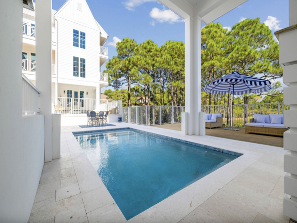 Luxury 6-Bedroom Dune Allen Vacation Rental with Pool  Steps to Beach & Lake Views