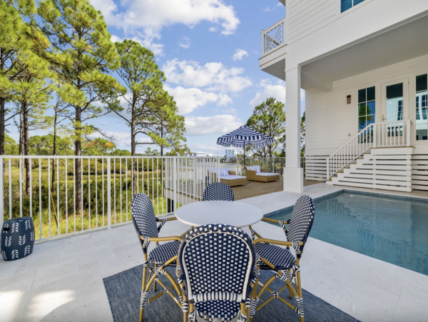 Luxury 6-Bedroom Dune Allen Vacation Rental with Pool  Steps to Beach & Lake Views