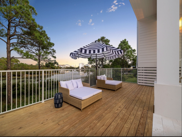 Luxury 6-Bedroom Dune Allen Vacation Rental with Pool  Steps to Beach & Lake Views