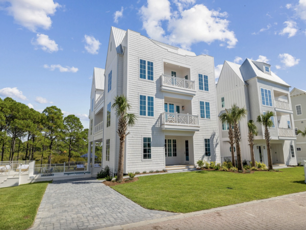 Luxury 6-Bedroom Dune Allen Vacation Rental with Pool  Steps to Beach & Lake Views