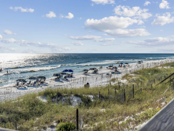Luxury 6-Bedroom Dune Allen Vacation Rental with Pool  Steps to Beach & Lake Views