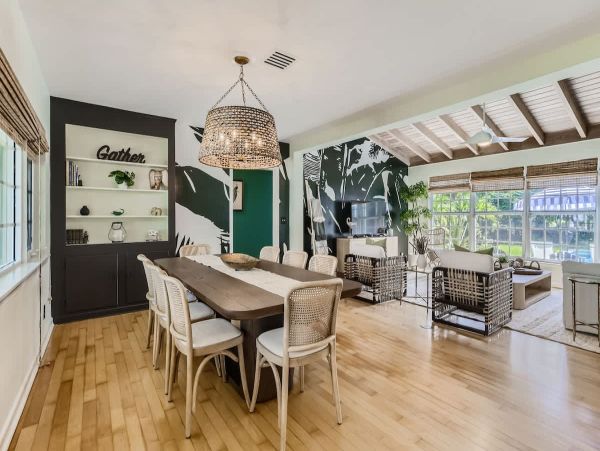 Elegant 3 Bedroom Lake Worth Beach Vacation Home with Pool & Tropical Gardens