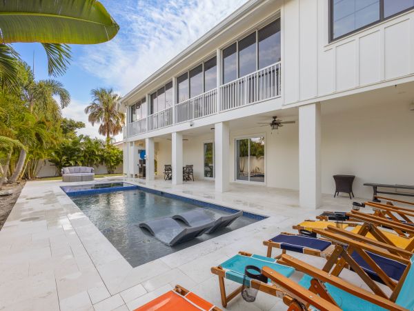 Longboat Key Vacation Pool Home Rental - Steps to Beach