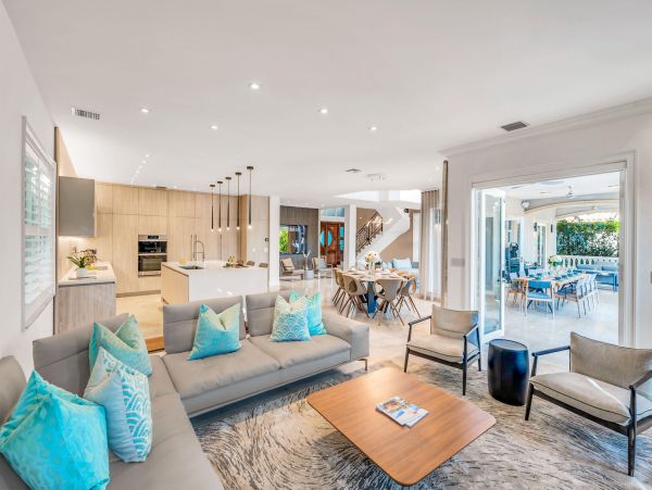 Waterfront Luxury Vacation Rental - Mediterranean - Style Villa with Private Dock
