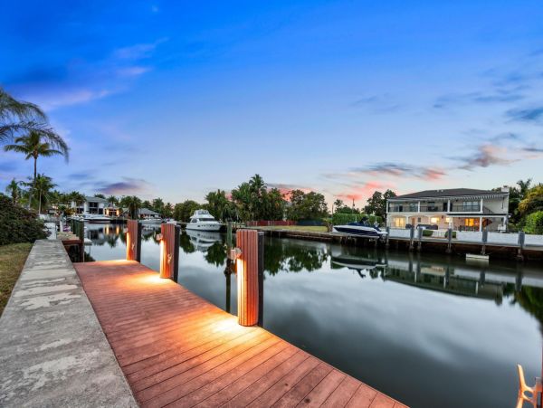 Luxury Waterfront Retreat with Private Dock and Heated Pool