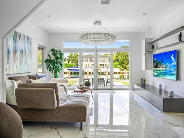 Luxury Waterfront Retreat with Private Dock and Heated Pool