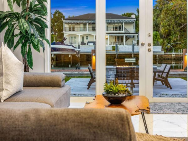 Luxury Waterfront Retreat with Private Dock and Heated Pool