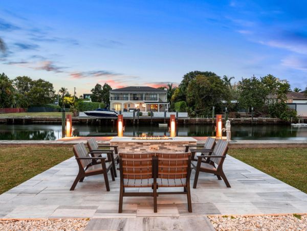 Luxury Waterfront Retreat with Private Dock and Heated Pool
