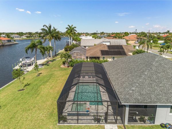 Waterfront Retreat in Cape Coral Three Bedroom Home with Private Pool