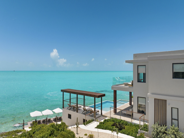 Turks & Caicos Luxury Oceanfront Villa Compound Two Magnificent Residences
