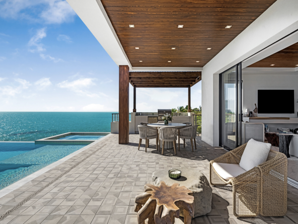 Turks & Caicos Luxury Oceanfront Villa Compound Two Magnificent Residences