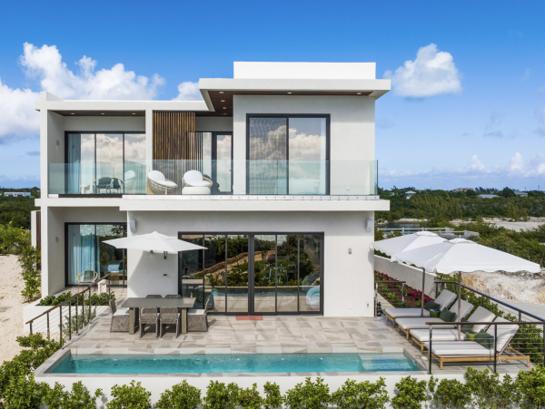 Turks & Caicos Luxury Oceanfront Villa Compound Two Magnificent Residences