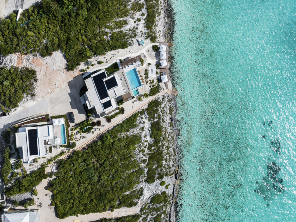 Turks & Caicos Luxury Oceanfront Villa Compound Two Magnificent Residences