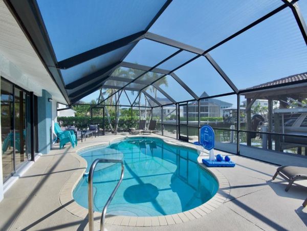 Coastal Canal Front Home with Pool - Fort Myers Beach Retreat