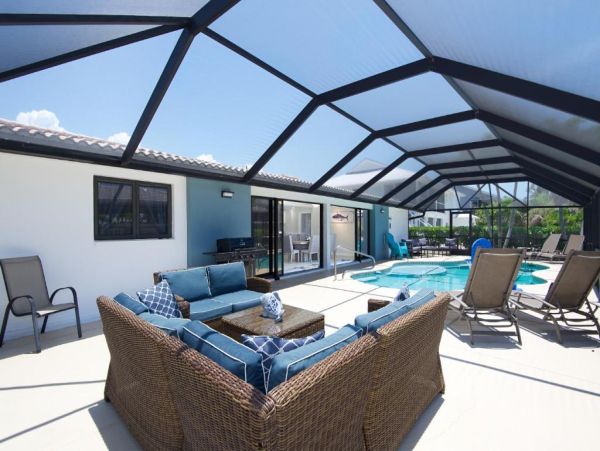 Coastal Canal Front Home with Pool - Fort Myers Beach Retreat