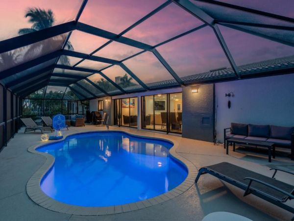 Coastal Canal Front Home with Pool - Fort Myers Beach Retreat