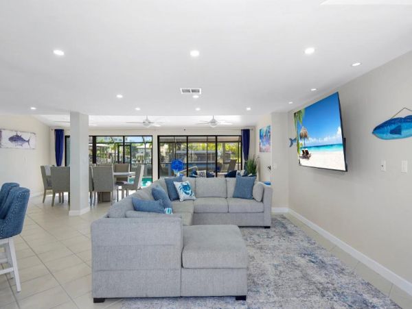 Coastal Canal Front Home with Pool - Fort Myers Beach Retreat