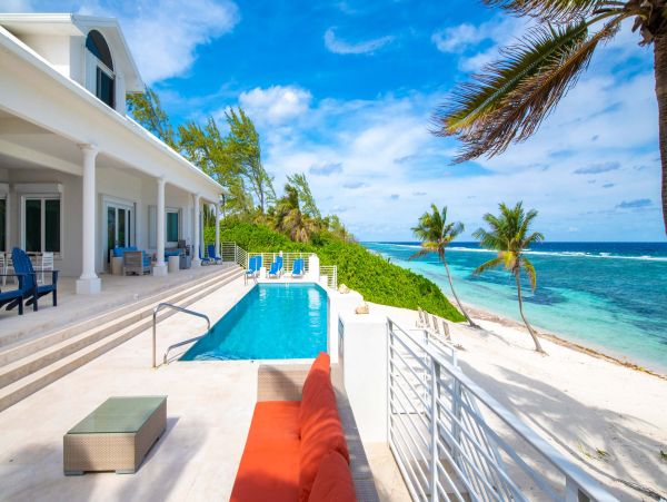Oceanfront Grand Cayman Luxury Villa Rental - Private Pool & Beachfront Escape