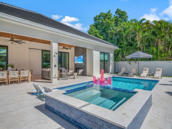 Luxury Coastal Vacation Home with Pool & Near Beach