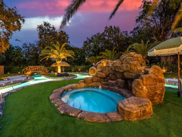 Private Gated Estate Miami Rental Villa- Private Resort Amenities