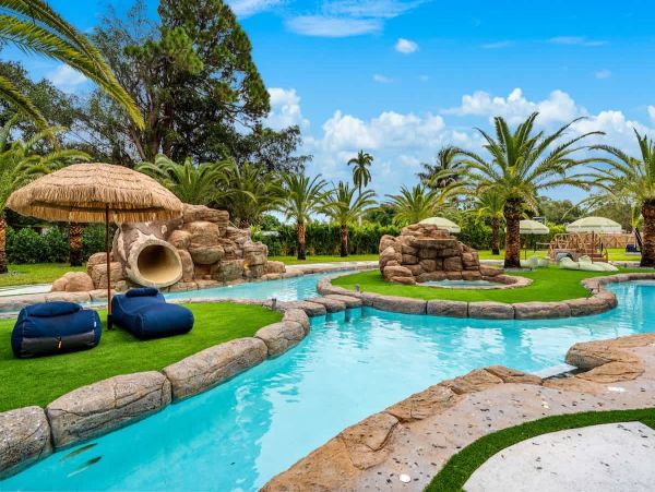 Private Gated Estate Miami Rental Villa- Private Resort Amenities