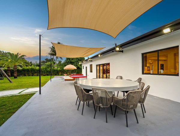 Private Gated Estate Miami Rental Villa- Private Resort Amenities