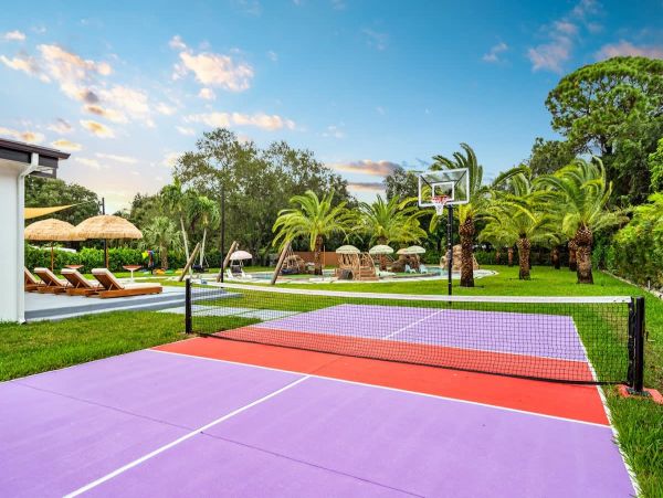 Private Gated Estate Miami Rental Villa- Private Resort Amenities