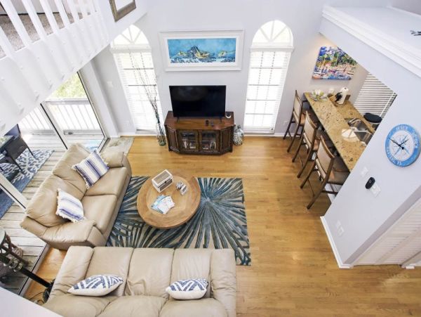 Unique Two-Bedroom With Loft Duplex Home with Heated Pool on Sanibel