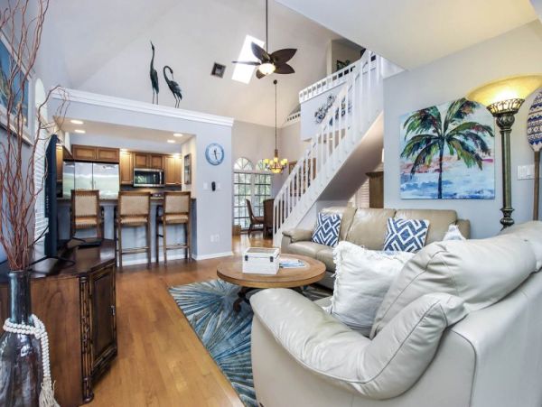 Unique Two-Bedroom With Loft Duplex Home with Heated Pool on Sanibel
