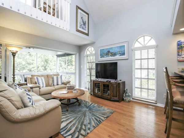 Unique Two-Bedroom With Loft Duplex Home with Heated Pool on Sanibel