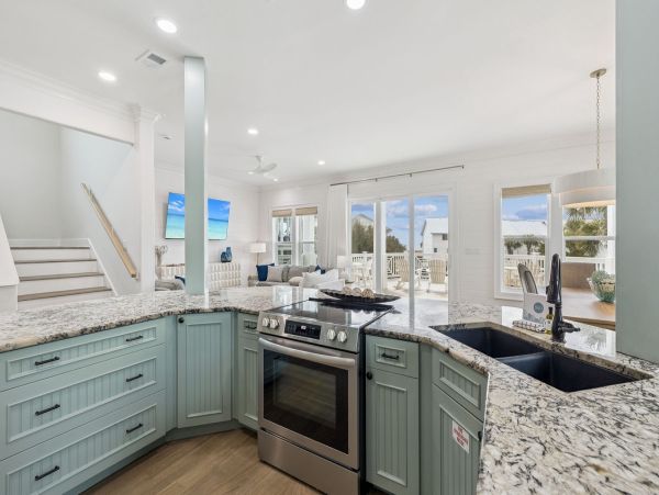 Luxurious 8-Bedroom Seagrove Beach Retreat with Pool & Lake Front