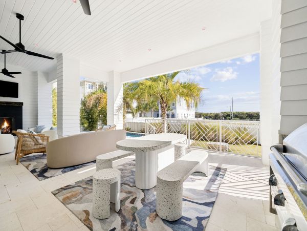 Luxury Inlet Beach Vacation Rental with Gulf Views, Heated Pool & Easy Beach Access