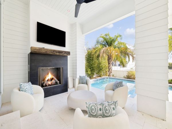 Luxury Inlet Beach Vacation Rental with Gulf Views, Heated Pool & Easy Beach Access