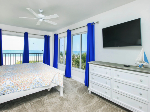 Sanibel Island Three Bedroom Beachfront Townhome Pool Views Sleeps Eight