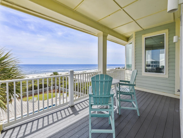 St. George Island Luxury Beach Villa Massive Pool 12 beds Sleeps 21