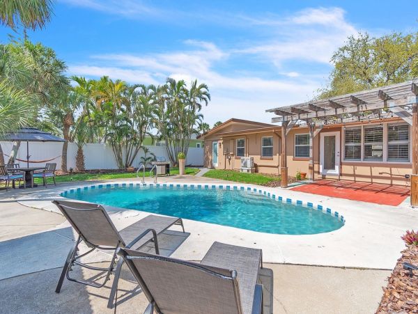 Coastal Retreat with Pool - 2-Bedroom Home Near Upham Beach