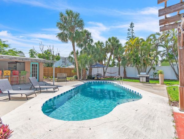 Coastal Retreat with Pool - 2-Bedroom Home Near Upham Beach
