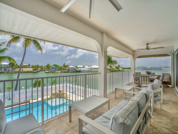 Key Colony Beach Four  Bedroom Waterfront Estate Home Pool Views Views Views! Key Colony Beach