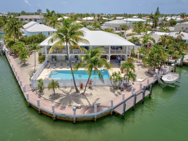 Key Colony Beach Four  Bedroom Waterfront Estate Home Pool Views Views Views! Key Colony Beach